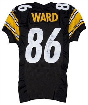 2003 Hines Ward Game Used and Signed Pittsburgh Steelers Home Jersey Jersey (PSA/DNA)